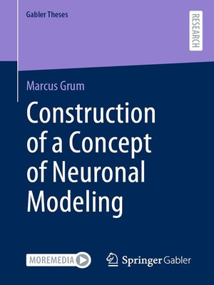 cover image of Construction of a Concept of Neuronal Modeling